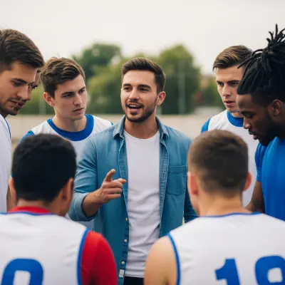 Ilustrație pentru leadership sportiv și echipă